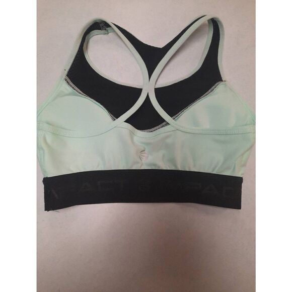 Impact Jillian Michael's size Small Mint Green Sports Bra - Picture 2 of 4